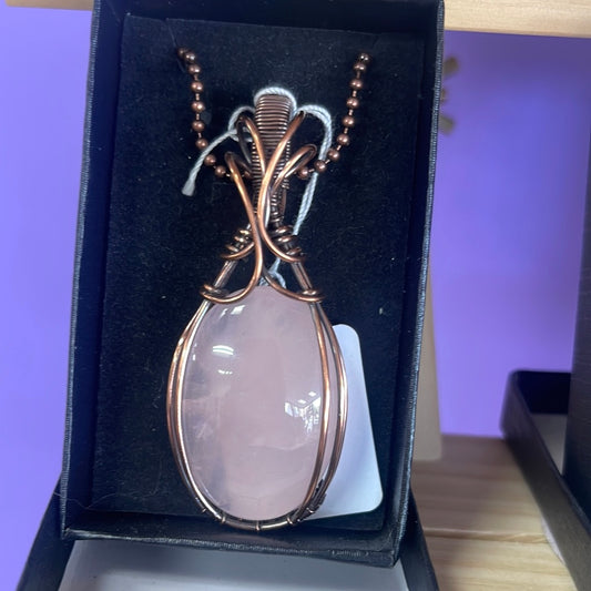 Rose Quartz Pendant @abearcub