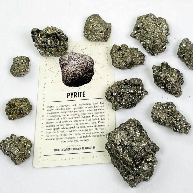 Rough Pyrite Stones - 1 lb Bag