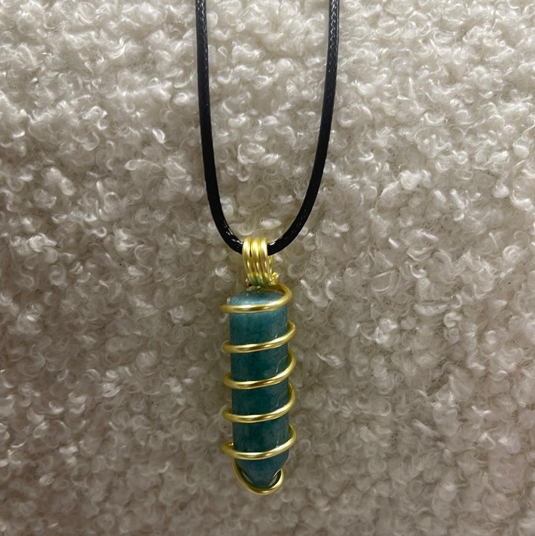 Wire Wrapped Amazonite