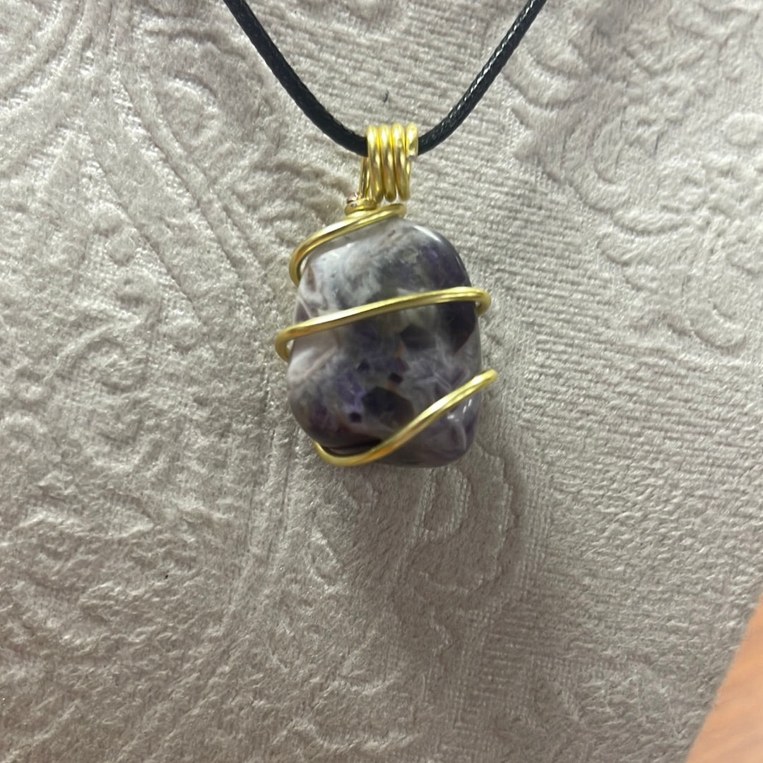 Wire Wrapped Dream Amethyst