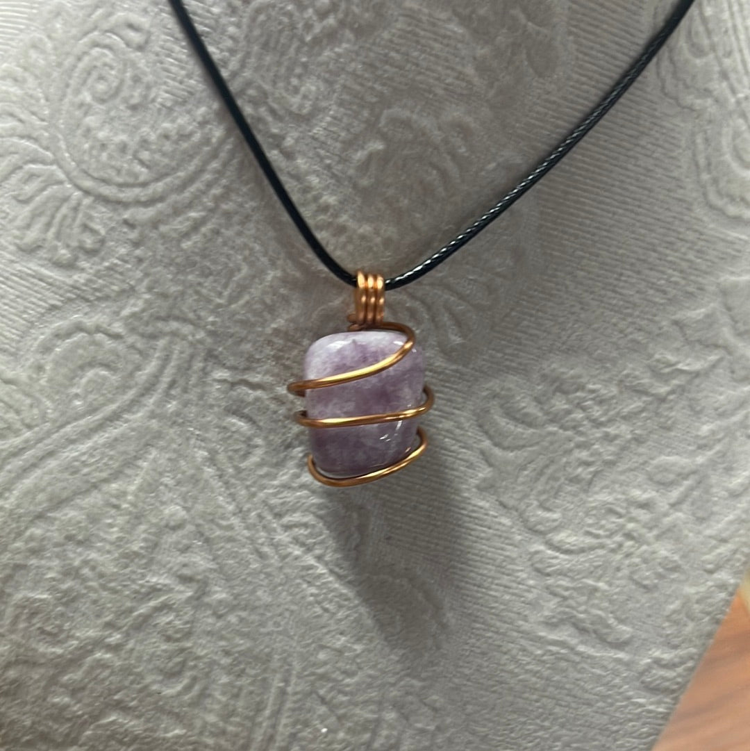 Wire Wrapped Lepidolite