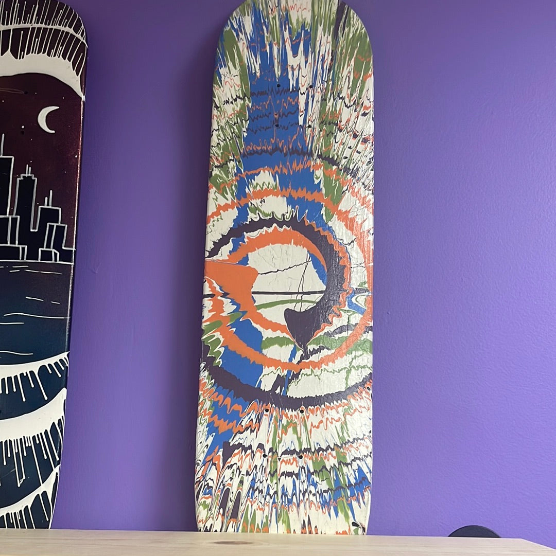 @cam_studioss Custom Painted Skateboard