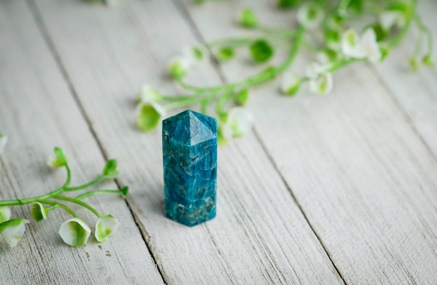 Blue Apatite Grid Tower