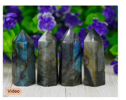 Labradorite Grid Tower