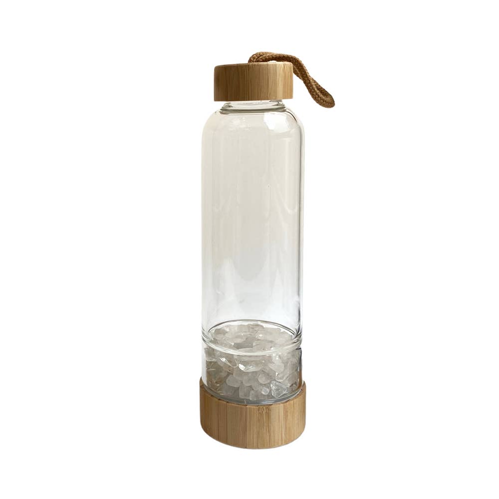 Crystal Water Bottle, 400ml 25x6x6cm: Sodalite