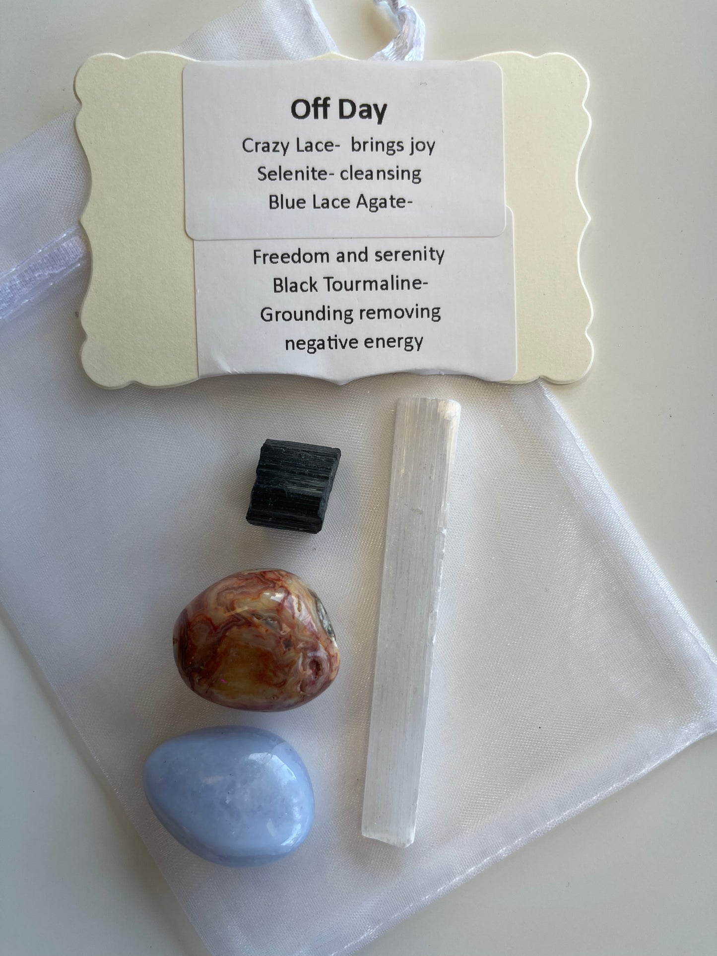 OFF DAY  Intention Crystal Set