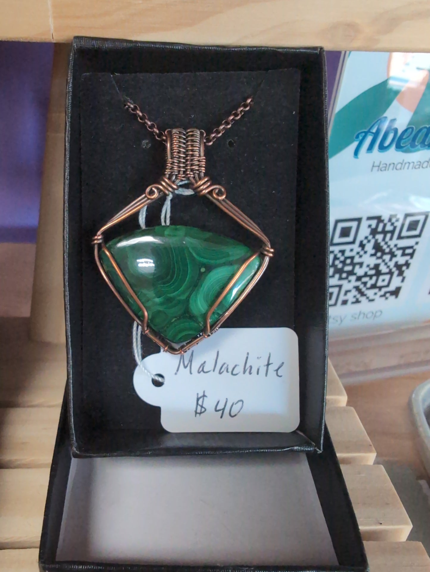 @abearcub Malachite Pendant