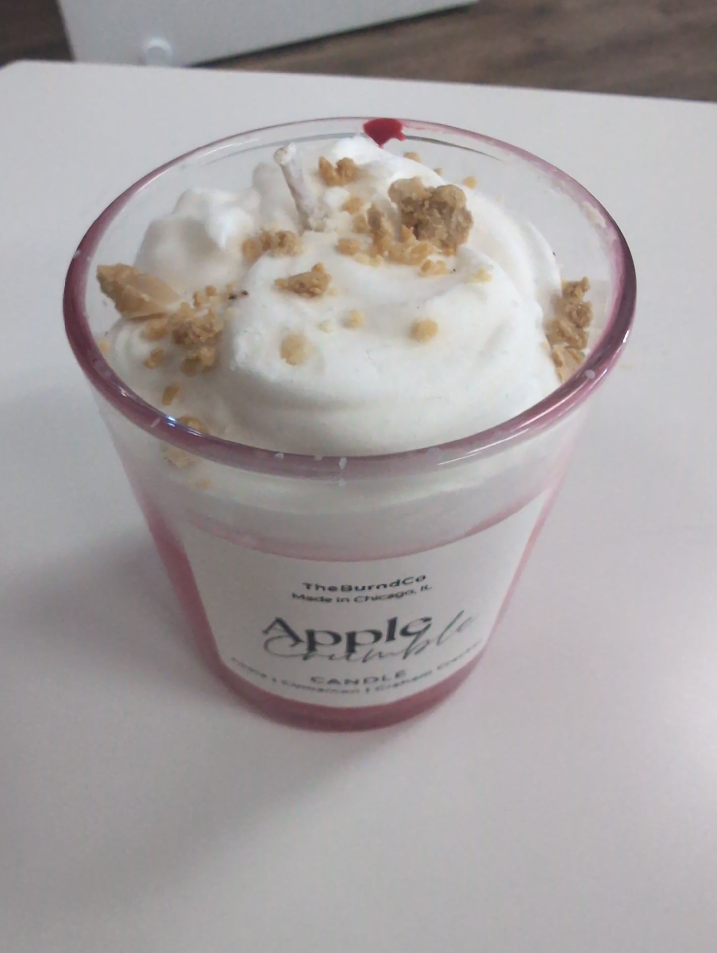 @theburndco Apple Crumble small candle