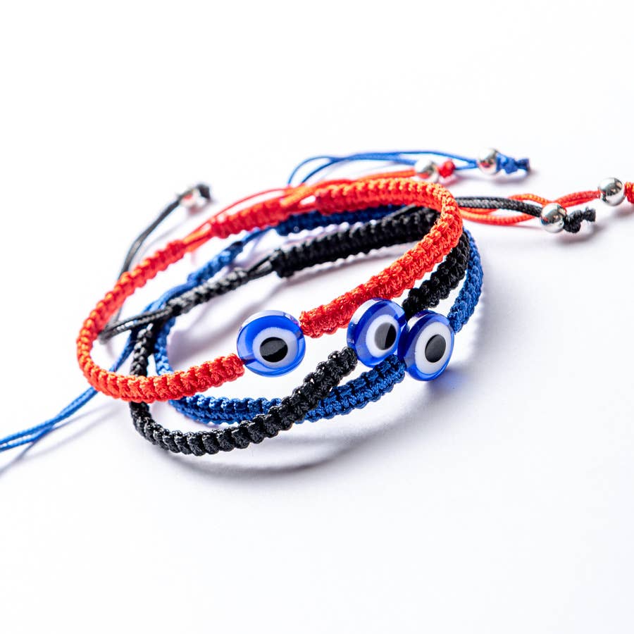 Evil Eye Nylon Bracelet