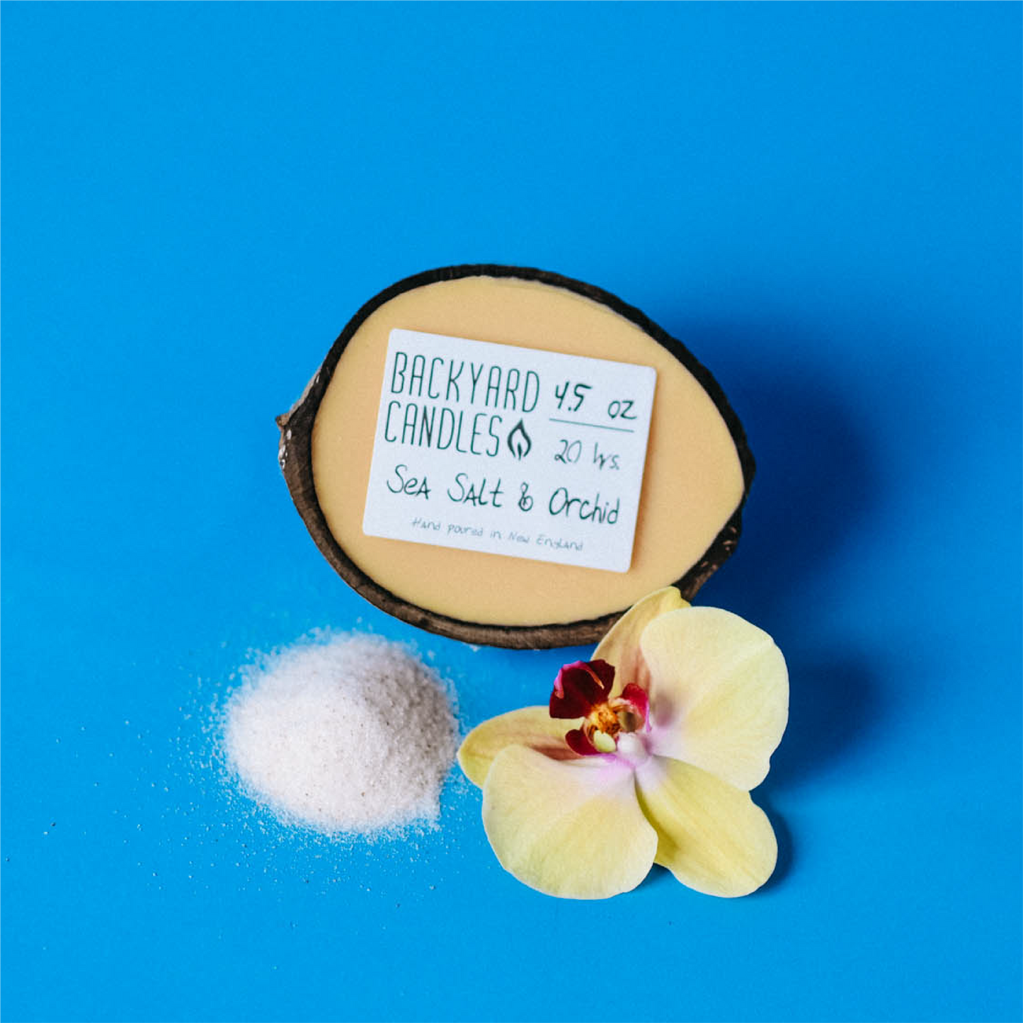 No. 31 | Sea Salt & Orchid: 5.5oz / White label