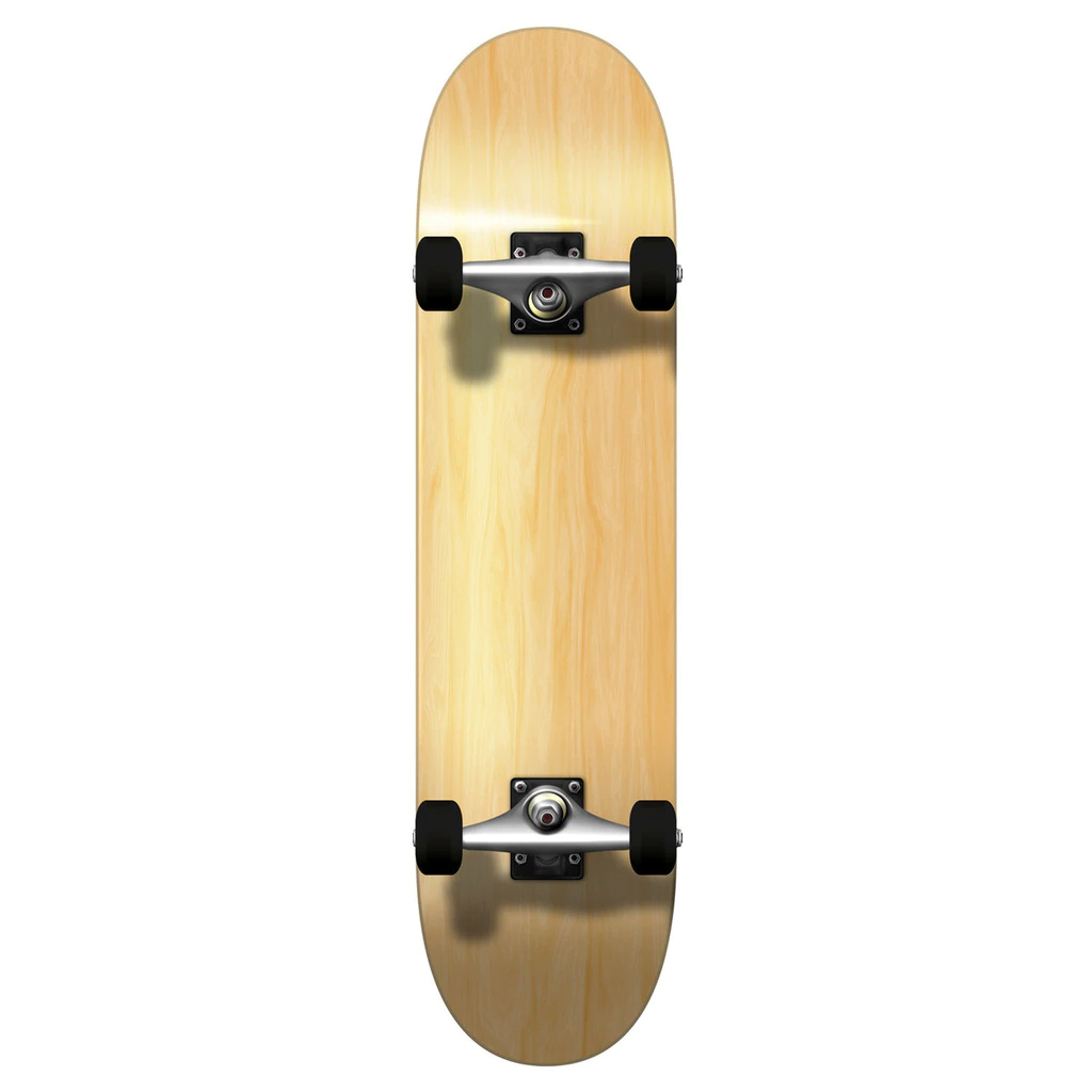 Blank 7.75" Complete Skateboard - Natural