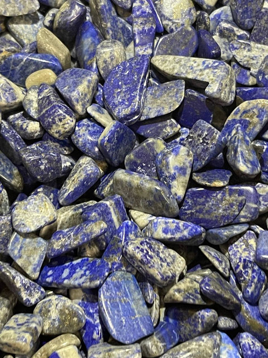 Lapis Lazuli Chips Tumbled 1lb